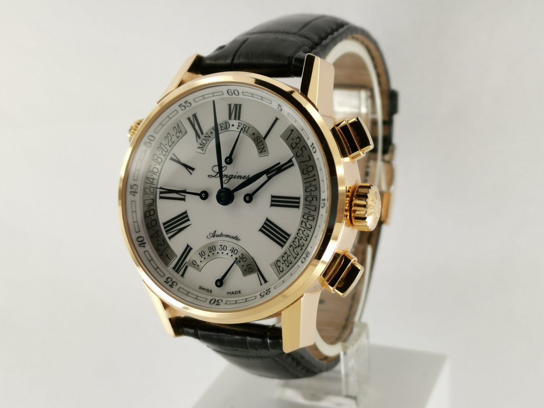 Longines Heritage Retrograde 18K Gold