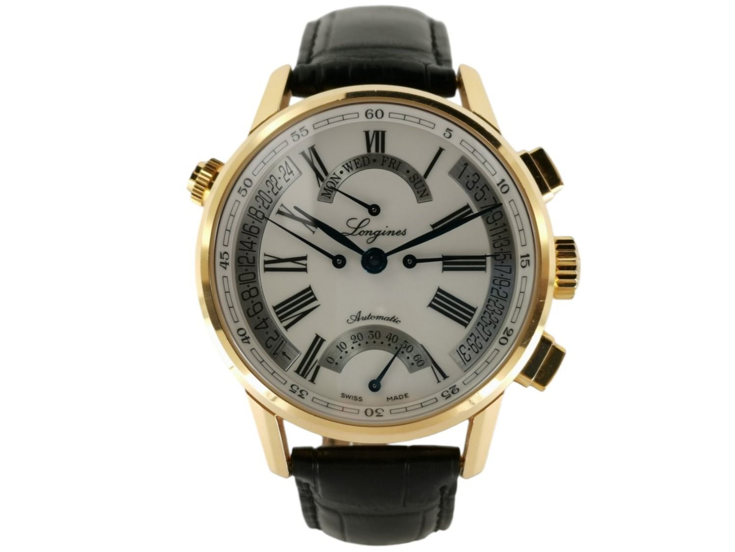 Longines Heritage Retrograde 18K Gold