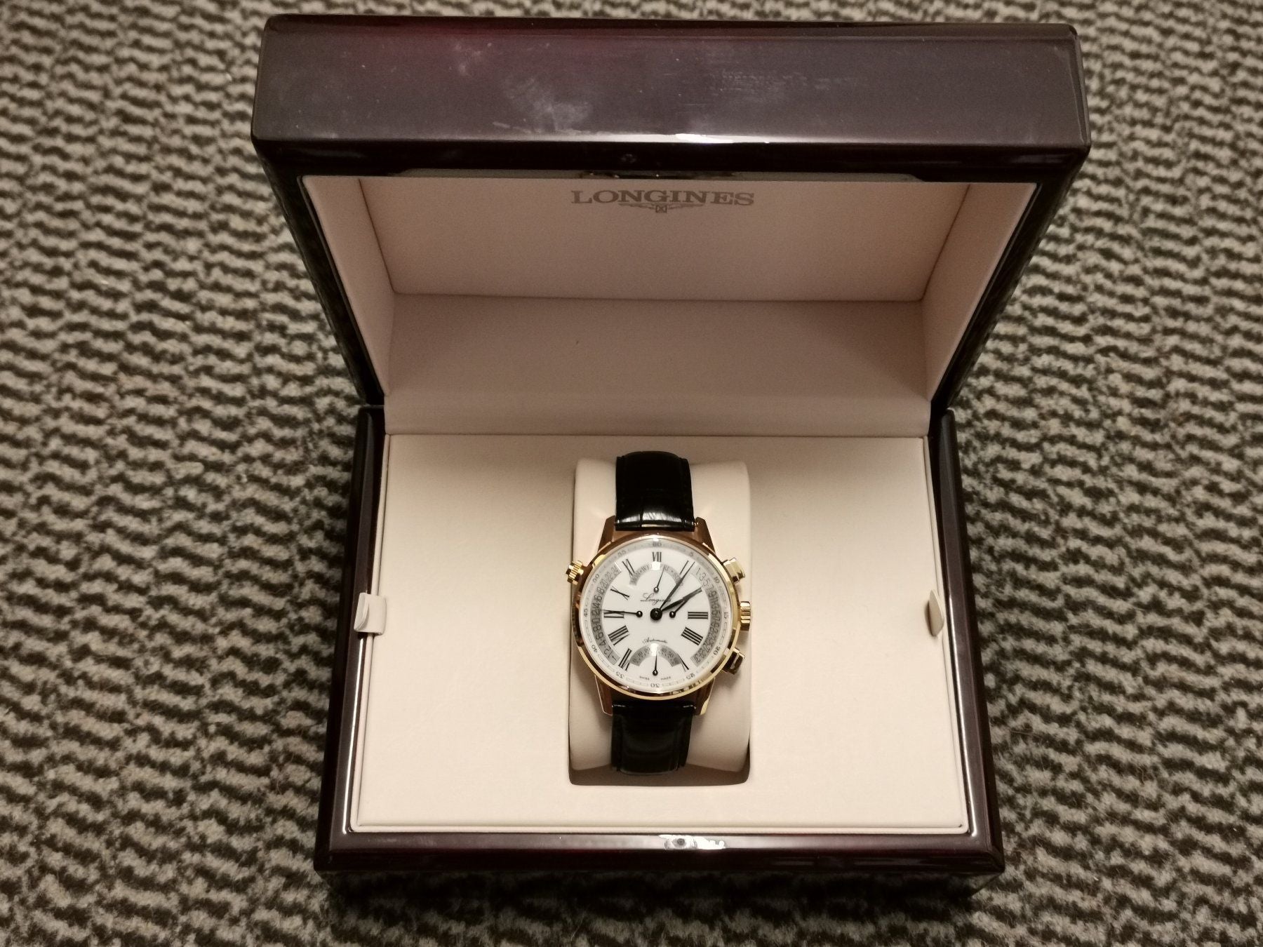 Longines Heritage Retrograde 18K Gold