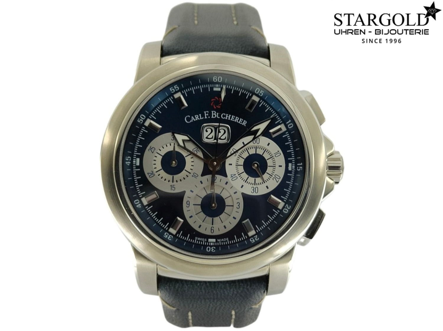 Carl F. Bucherer Patravi Blau Chronodate