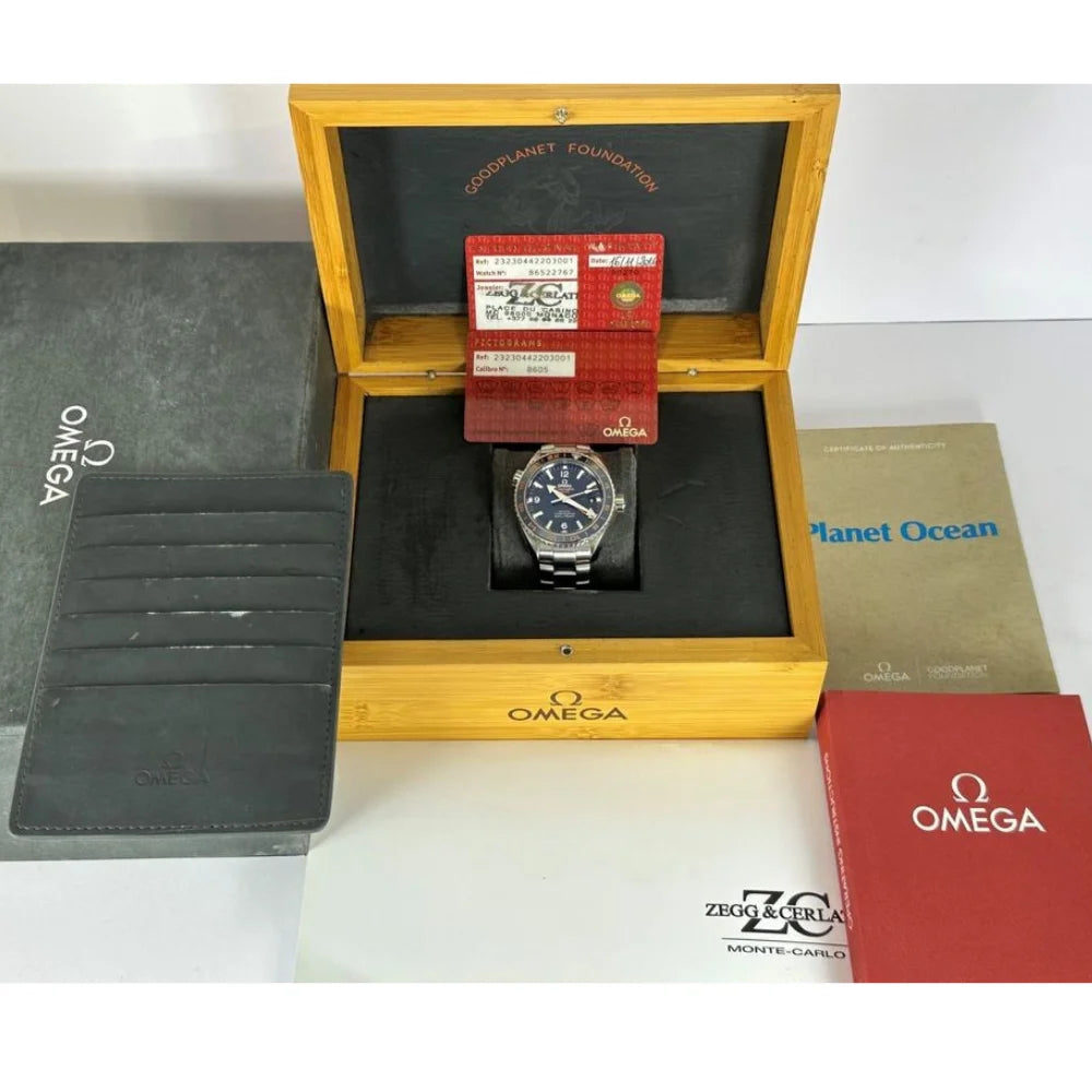 Omega Seamaster Planet Ocean GMT Good Planet Herrenuhr - 232.30.44.22
