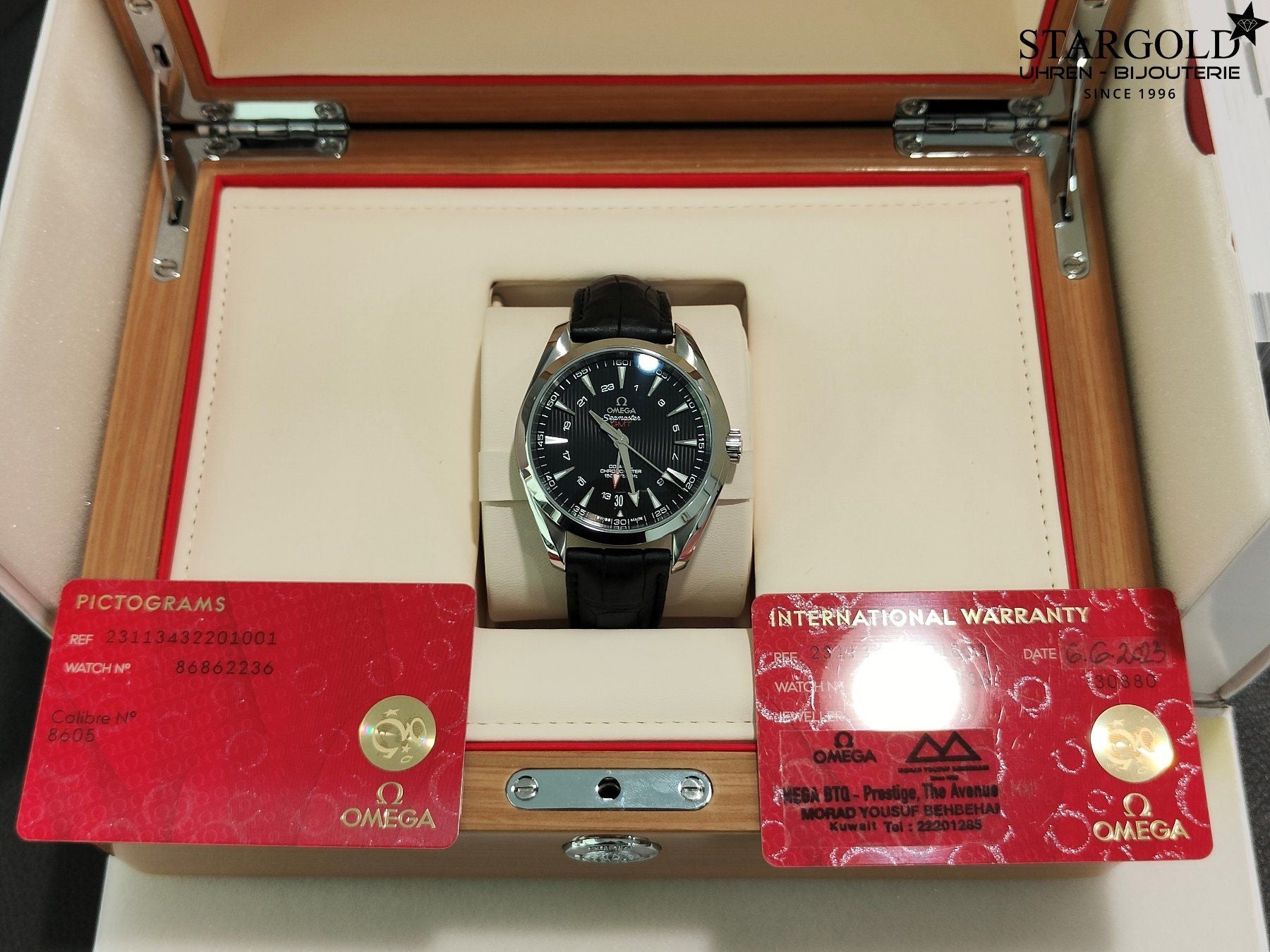 Omega Seamaster Aqua Terra Co-axial GMT-231.13.43.22.01.001