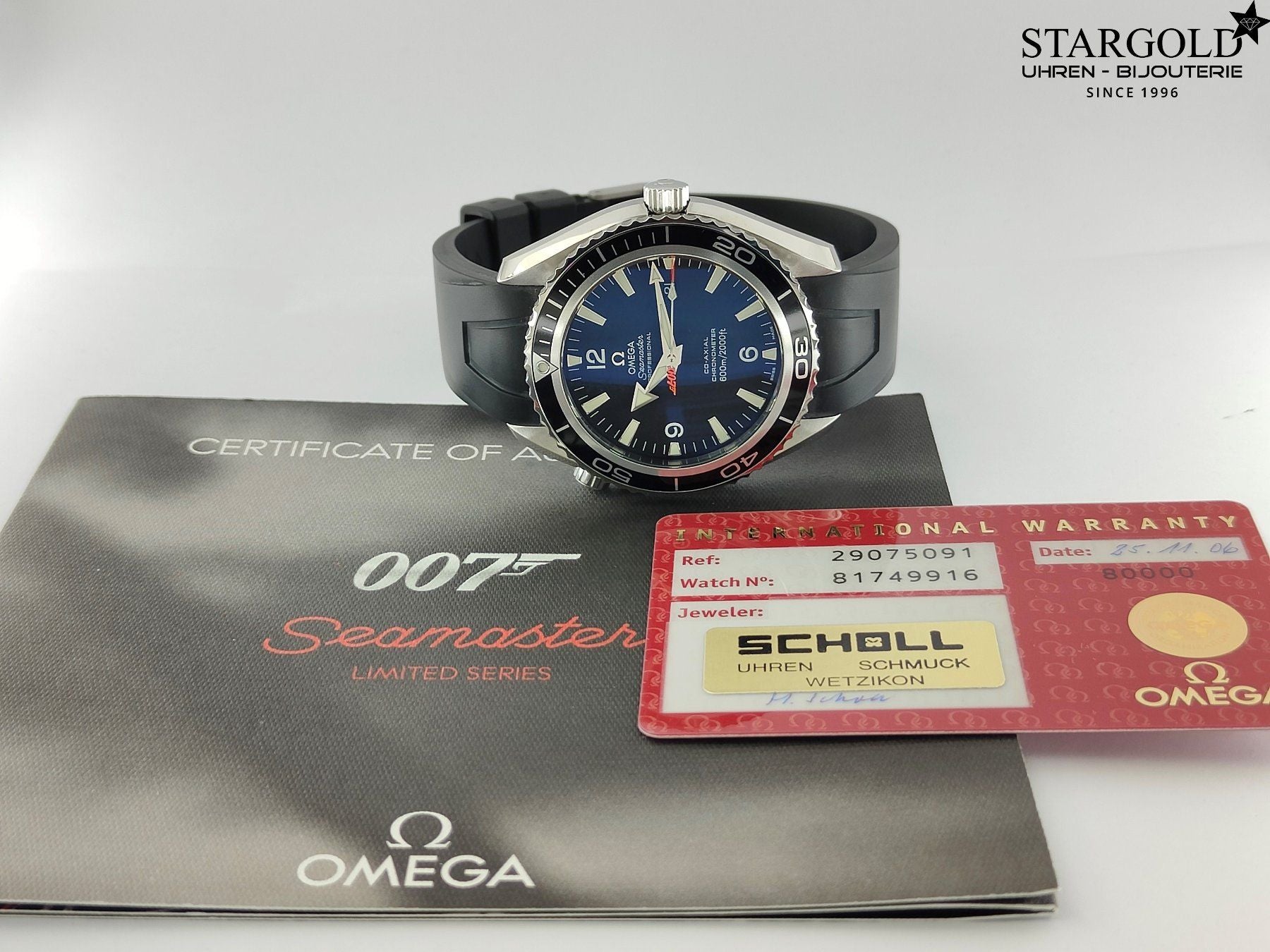 Omega Seamaster Planet Ocean Casino Royale 007 - 2907.50.91