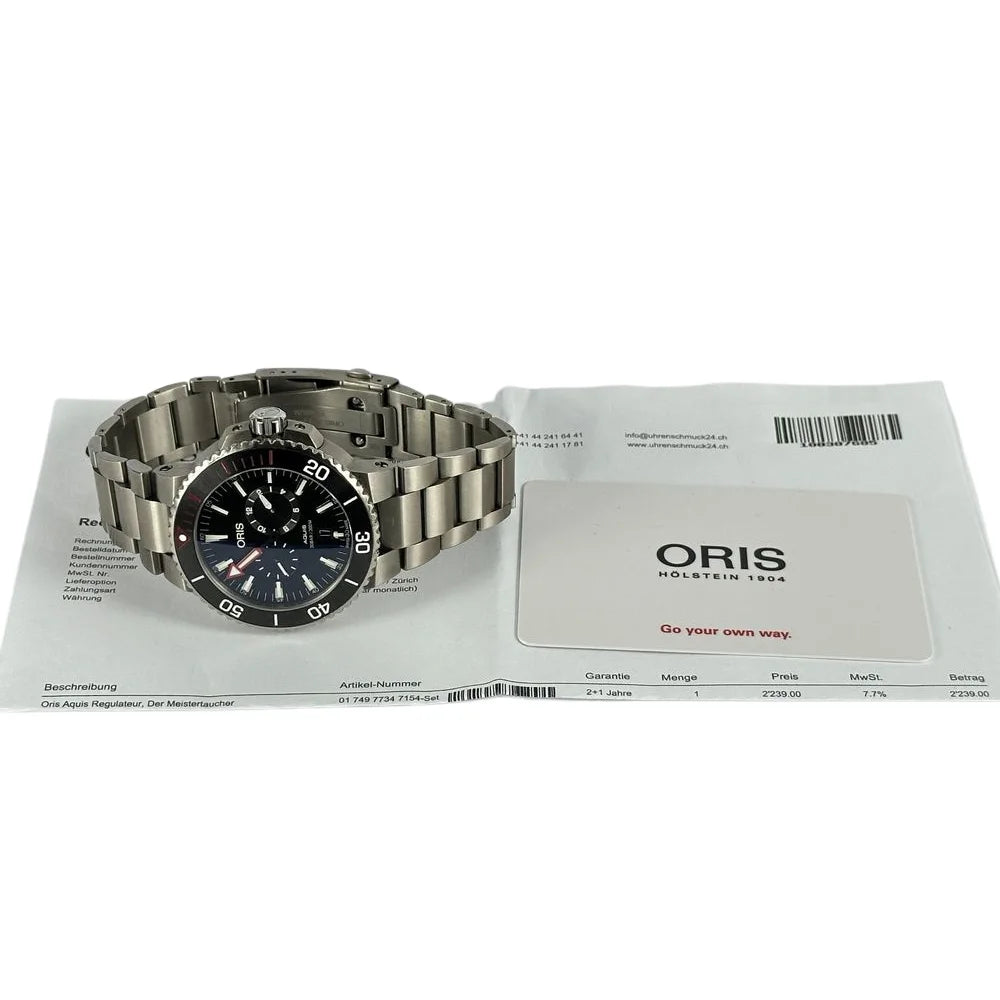 Oris Aquis Regulator, The Master Diver - 01 749 7734 