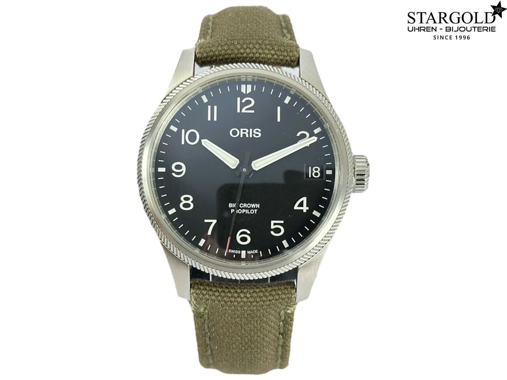 Oris Big Crown ProPilot Date 41mm - 01 751 7761 4164 auf Stargold.ch erhältlich.