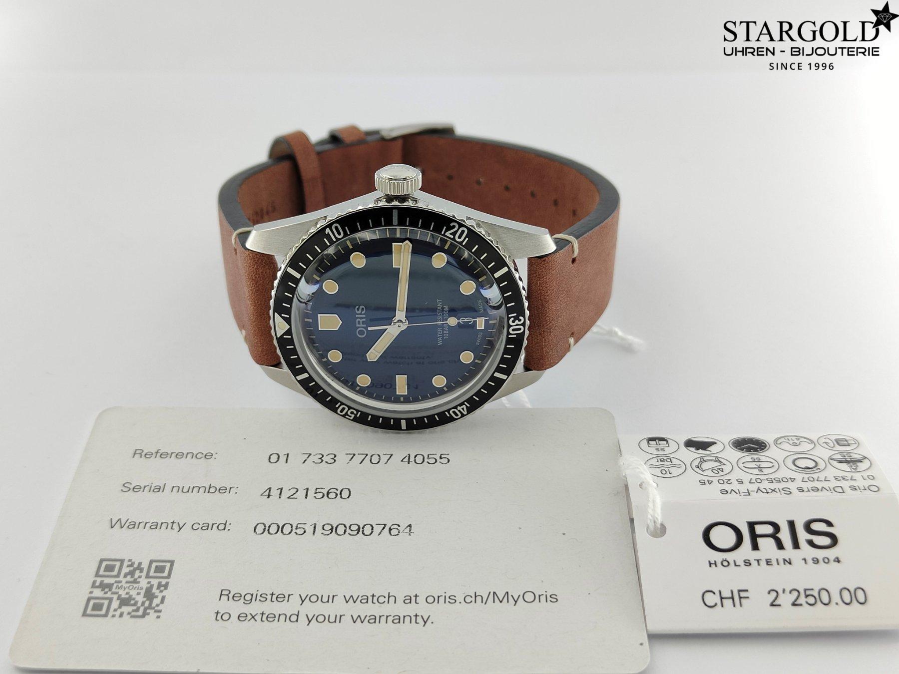 Oris Divers Sixty Five - 01 733 7707 4055