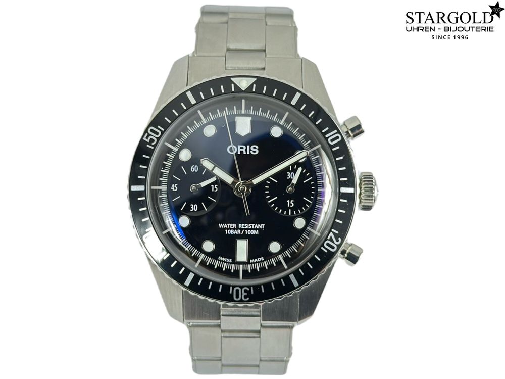 Oris Divers Sixty‑Five Chronograph - 01 771 7791 4054 auf Stargold.ch erhältlich.