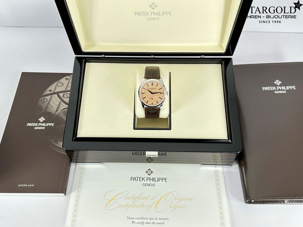 Patek Philippe Calatrava Platin Salmon Dial - 6196P-001