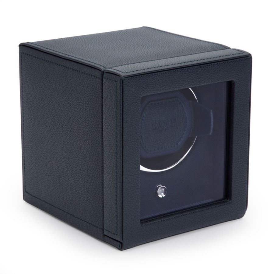 Wolf 1834 Cub Single Uhrenbeweger Navy Blau