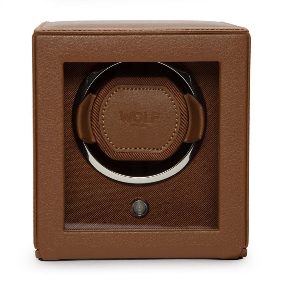 Wolf 1834 Cub Single Uhrenbeweger Cognac auf Stargold.ch erhältlich