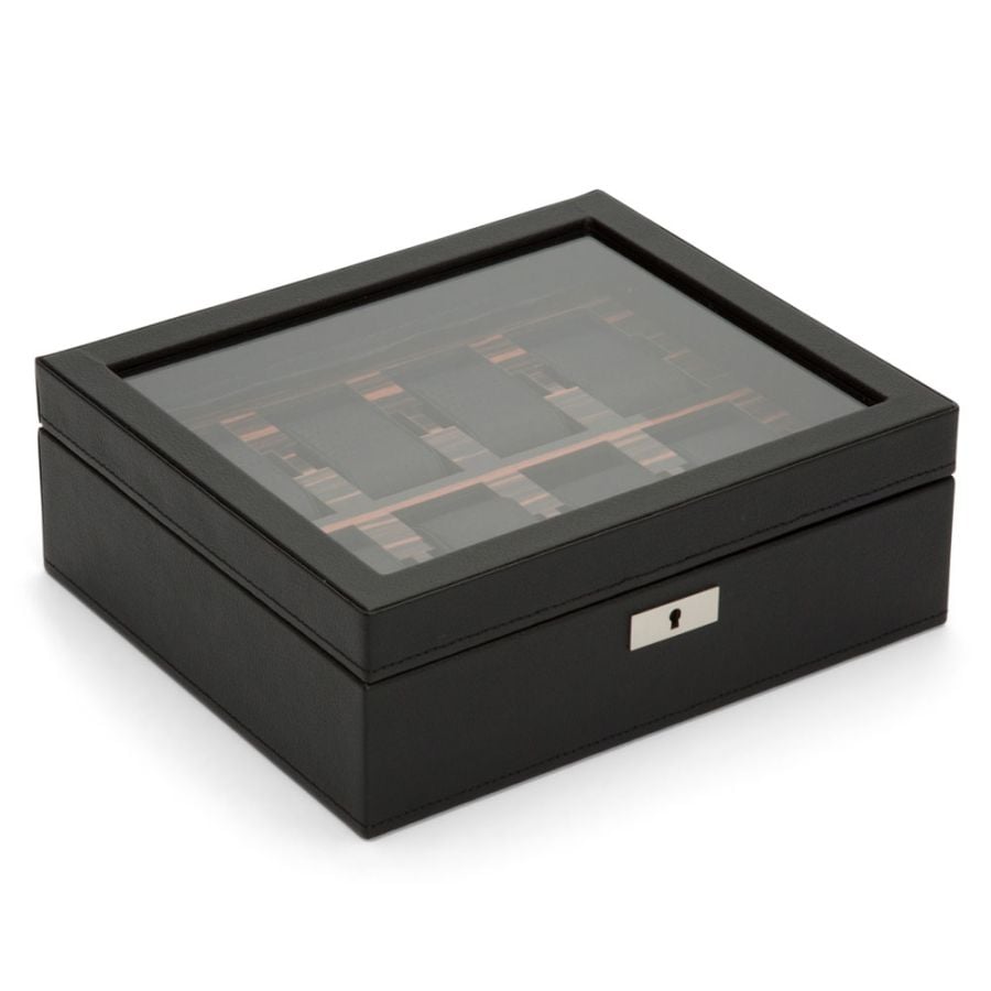Wolf 1834 Roadster 8er Uhrenbox Schwarz