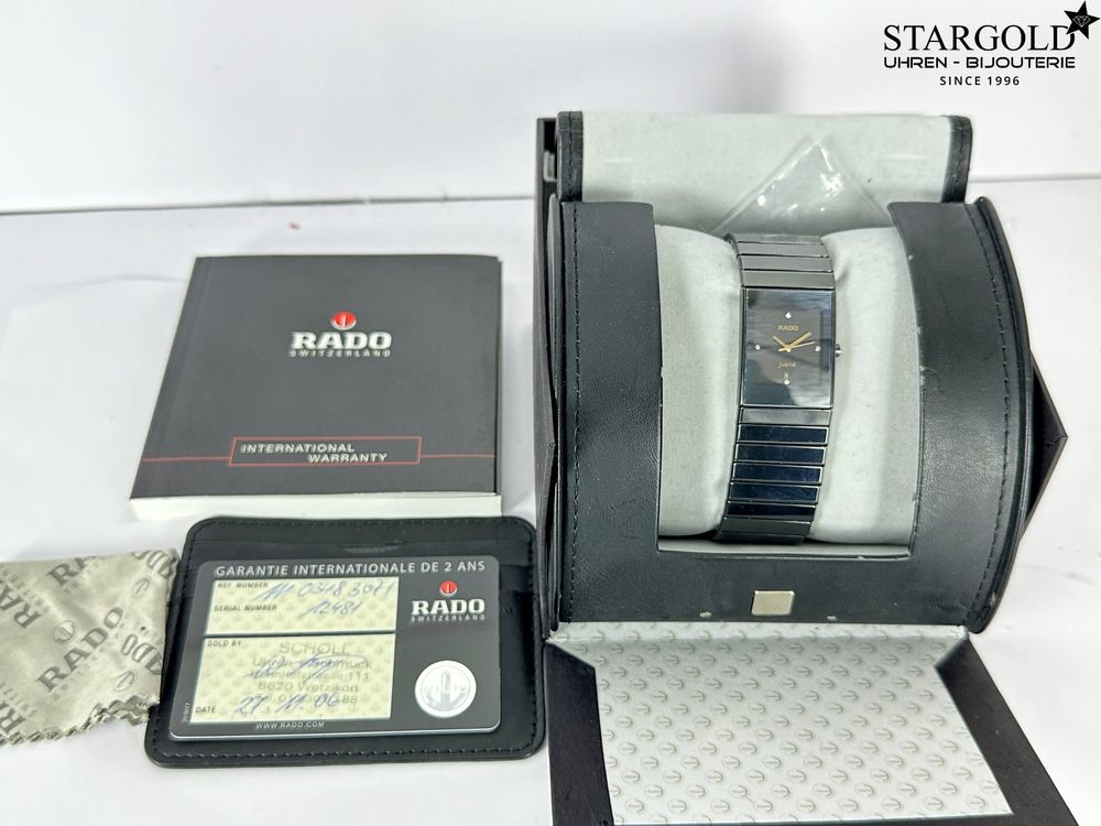 Rado Diastar Jubile Keramik mit Diamanten - 111.0348