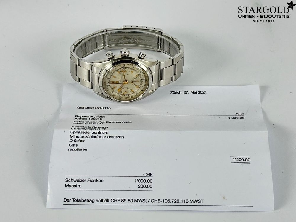 Rolex Chronograph Pre-Daytona - 6034