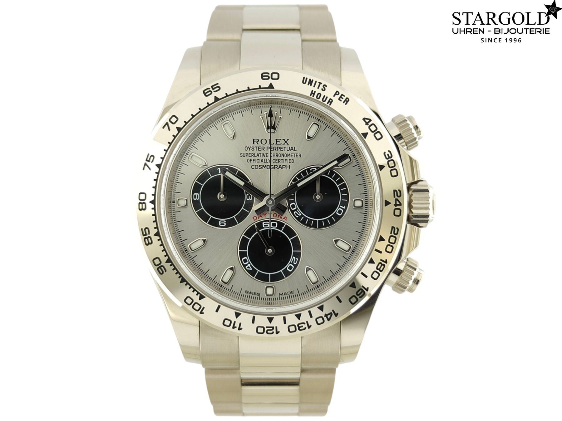 Rolex Cosmograph Daytona 18K Weissgold - 116509