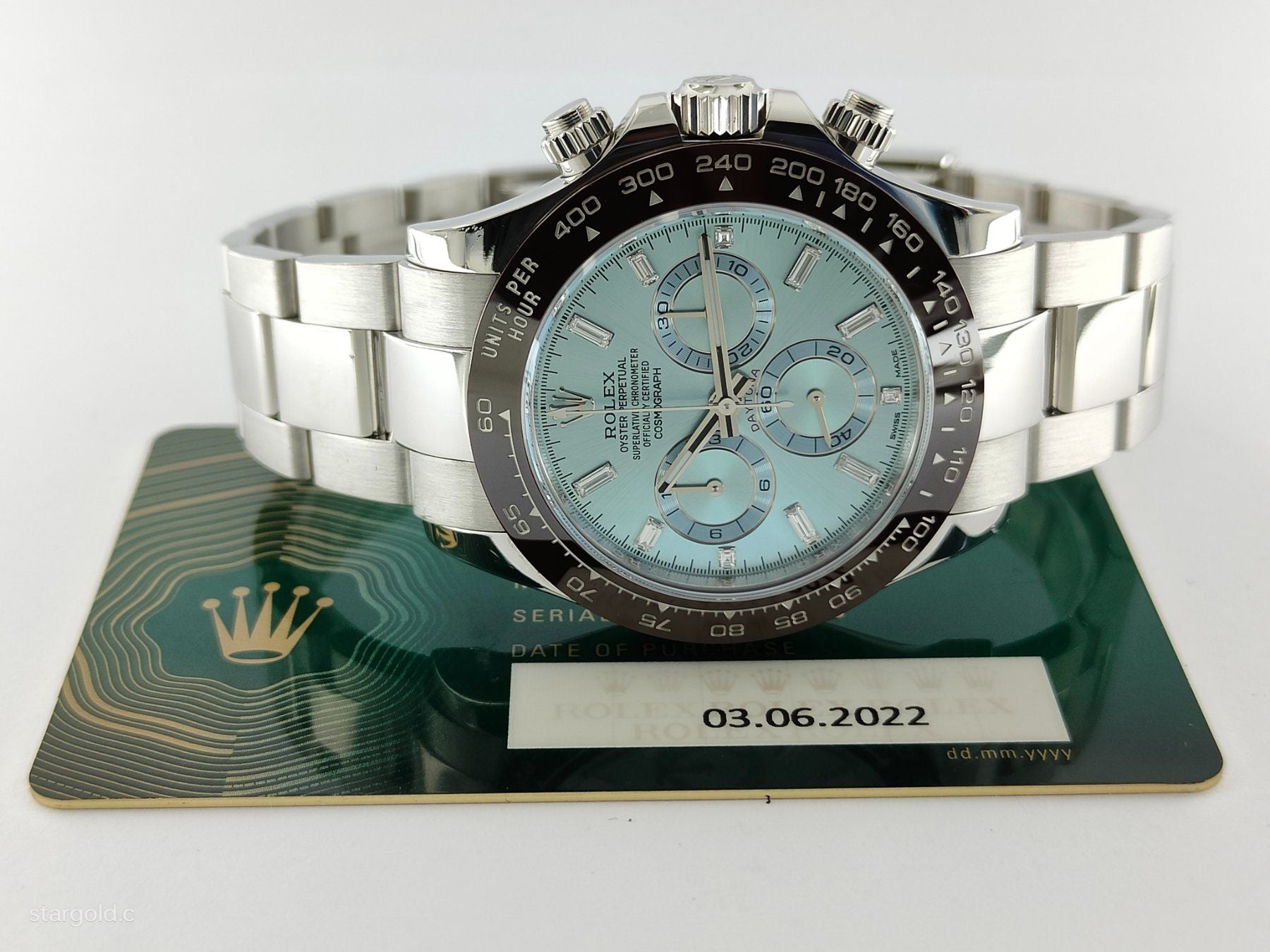 Rolex Cosmograph Daytona Platinum Baguette - 116506