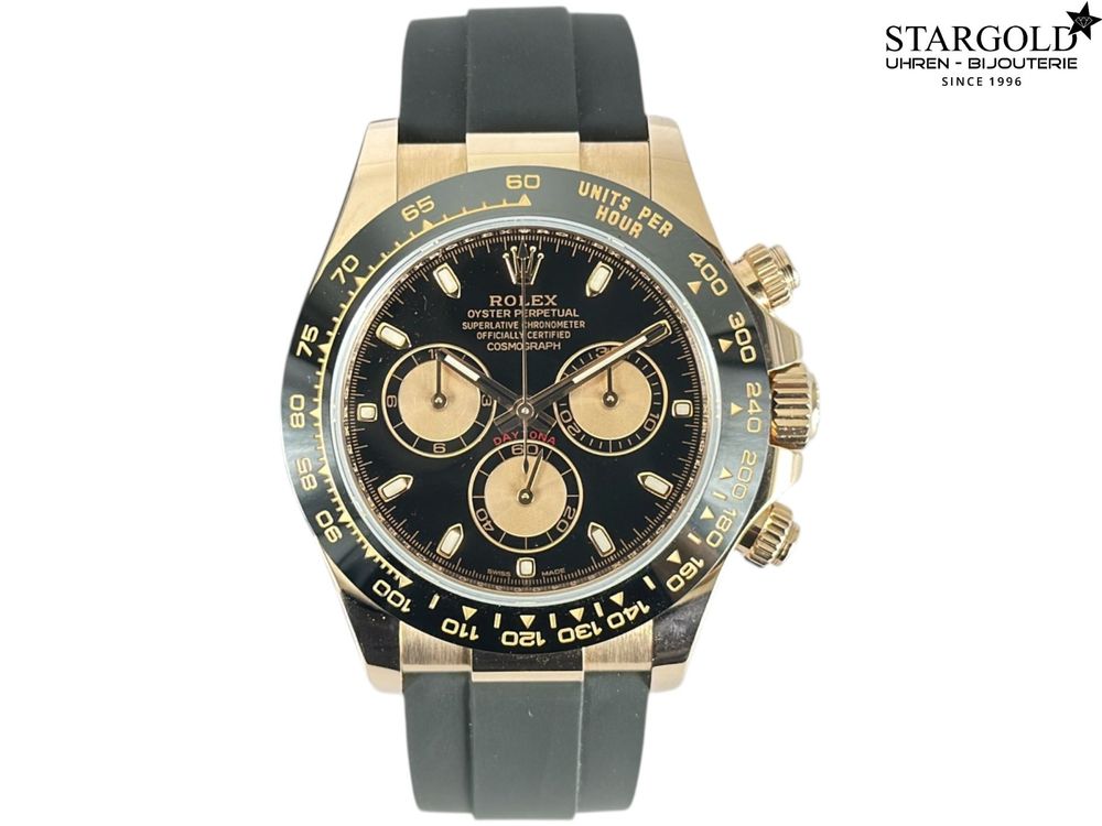 Rolex Cosmograph Daytona Rose Gold - 116515LN auf Stargold.ch erhältlich.