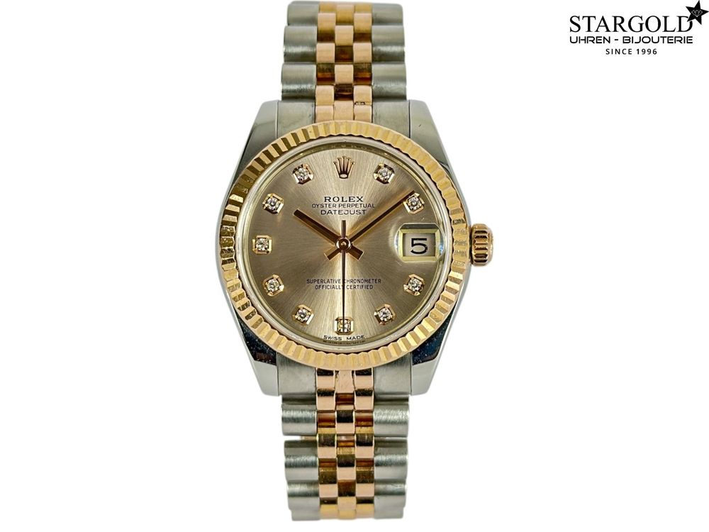 Rolex Datejust 31 mit Diamanten - 178271 auf Stargold.ch erhältlich.