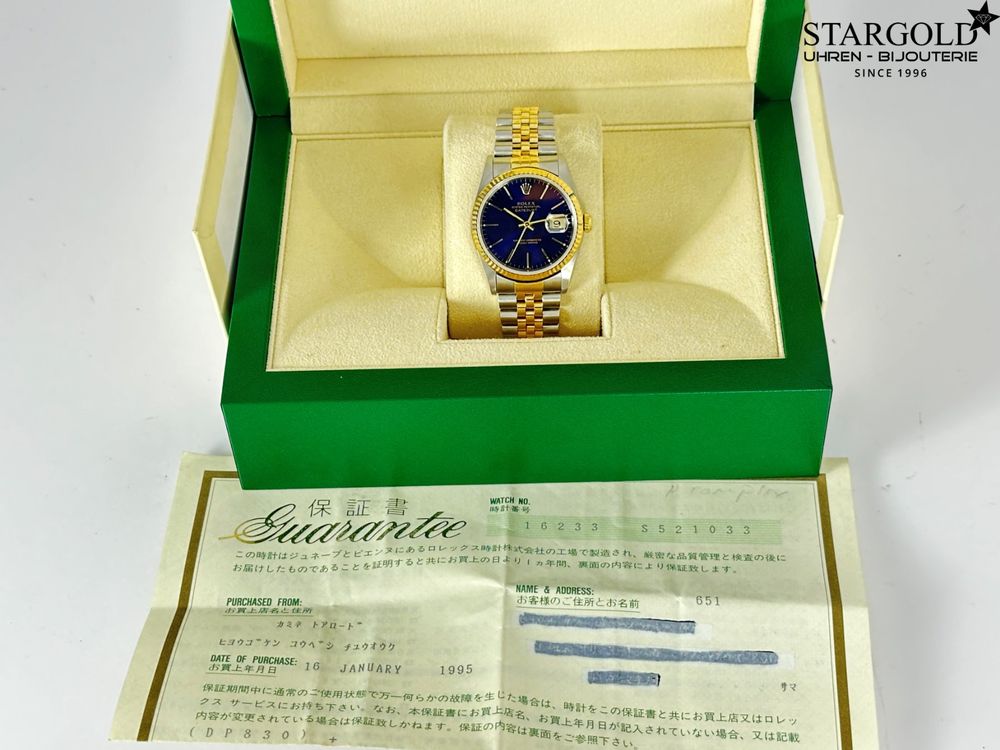 Rolex Datejust 36 - 16233