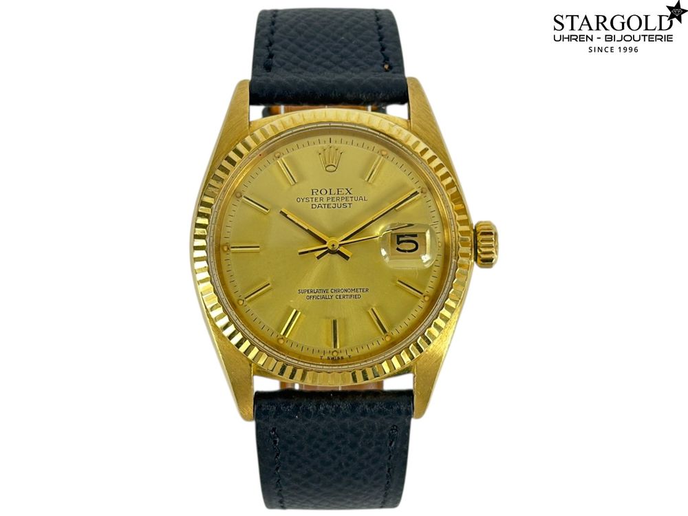 Rolex Datejust 36 18K Gold - 1601 auf Stargold.ch erhältlich.