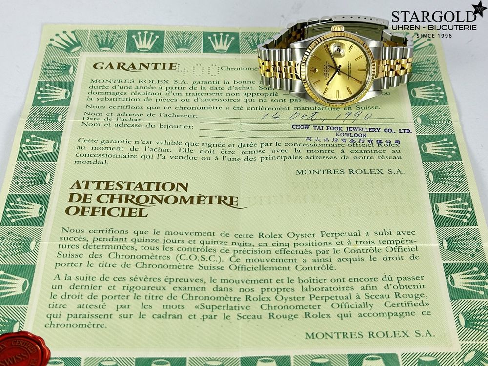 Rolex Datejust 36 Bicolor - 16233 