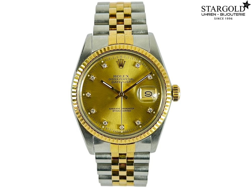 Rolex Datejust 36 Diamanten - 16013 auf Stargold.ch erhältlich.