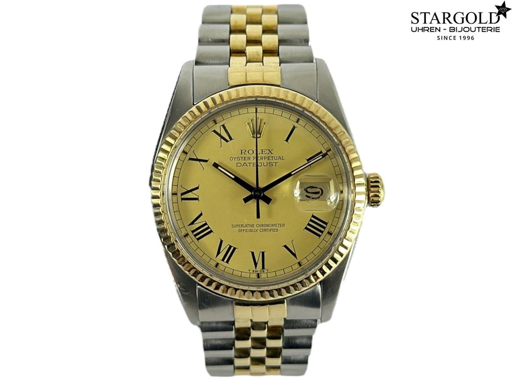 Rolex Datejust 36 Stahl/Gold - 16013
auf Stargold.ch erhältlich.