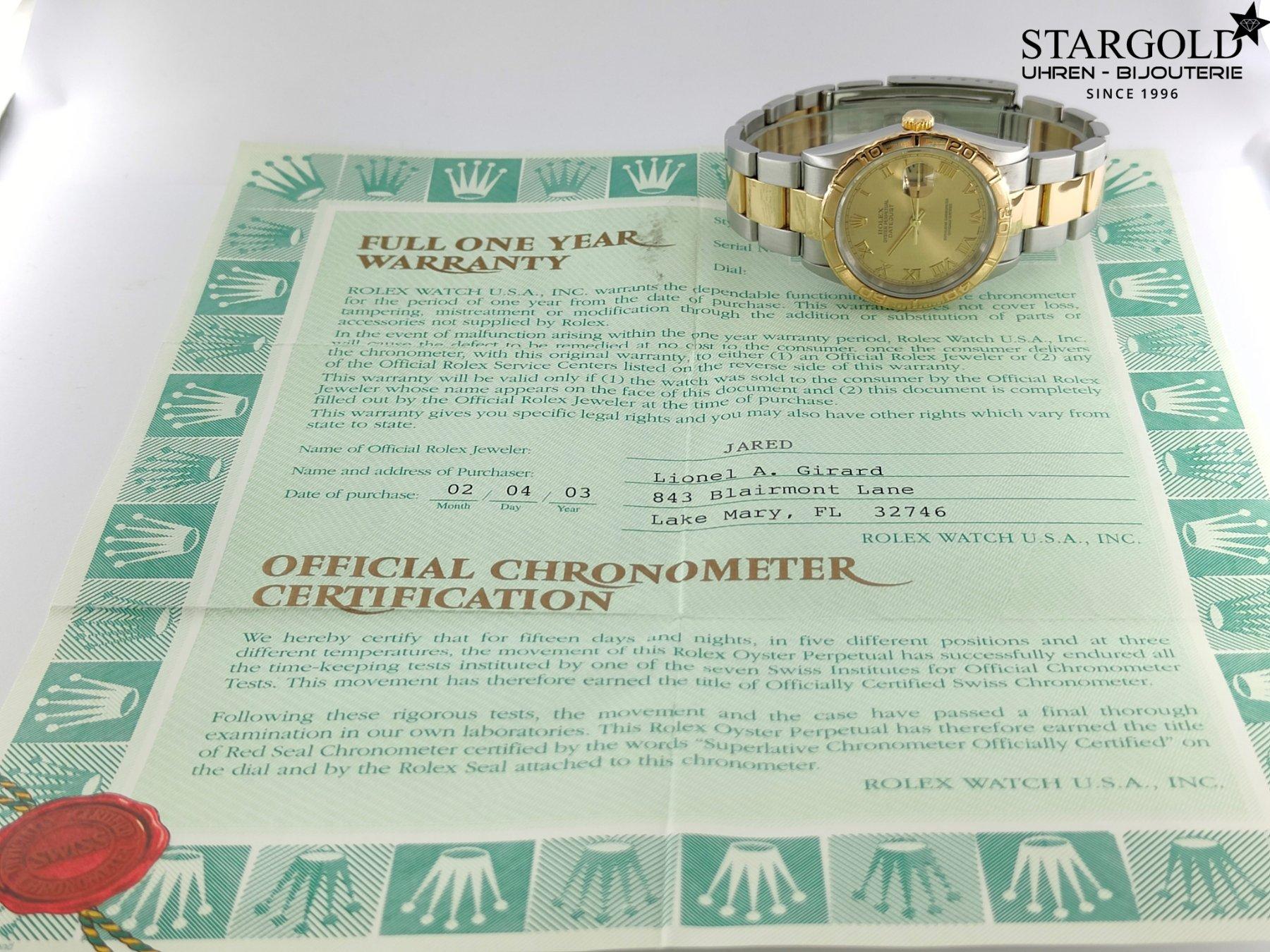 Rolex Datejust 36 Turn-O-Graph - 16263