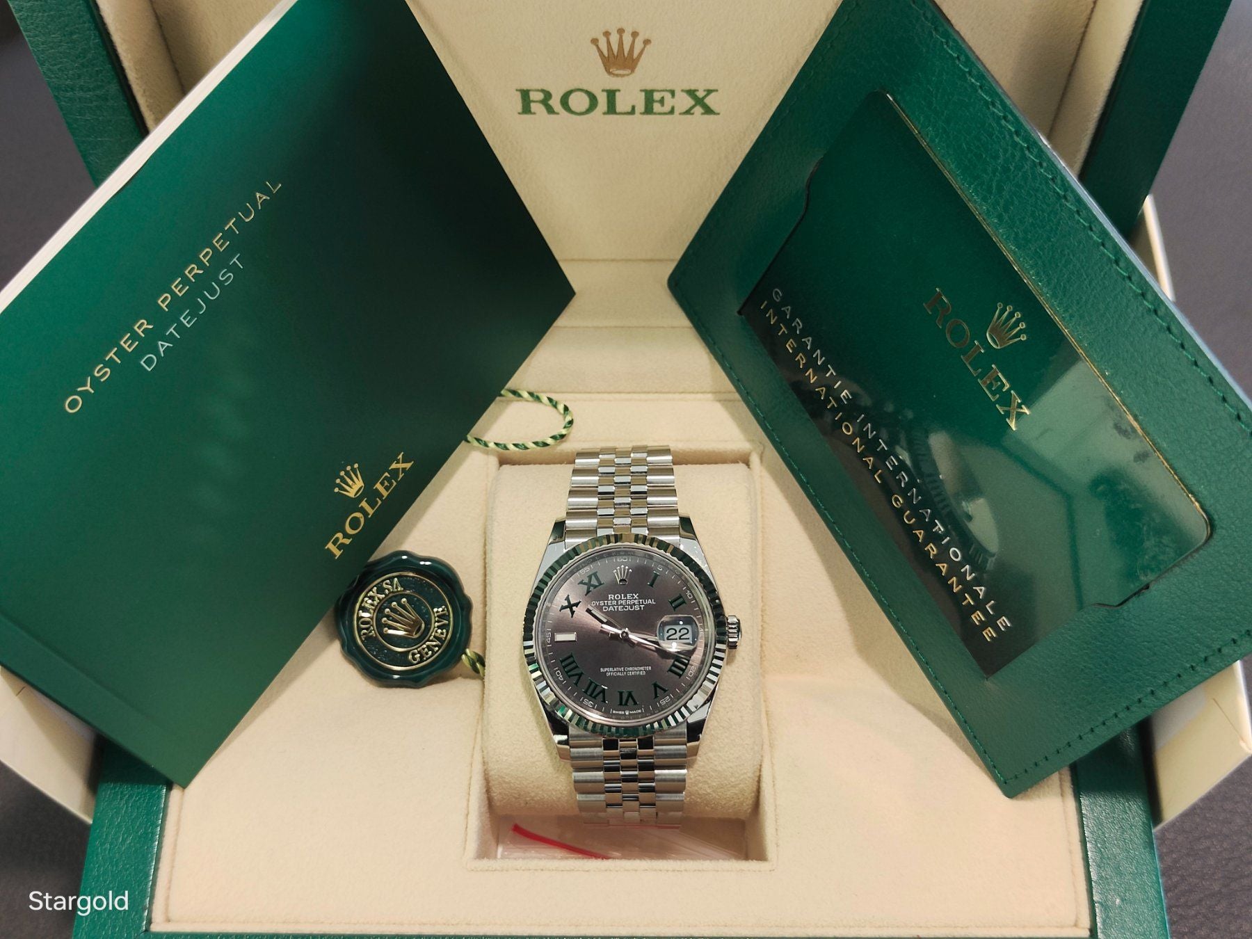 Rolex Datejust 36 Wimbledon - 126234