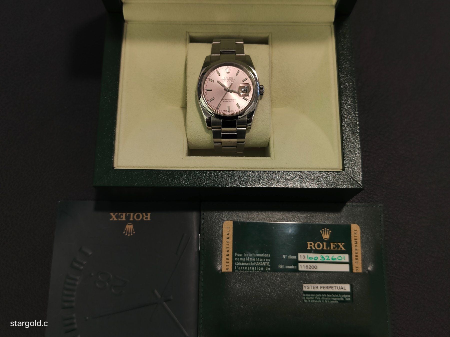Rolex DateJust 36mm Pink - 116200