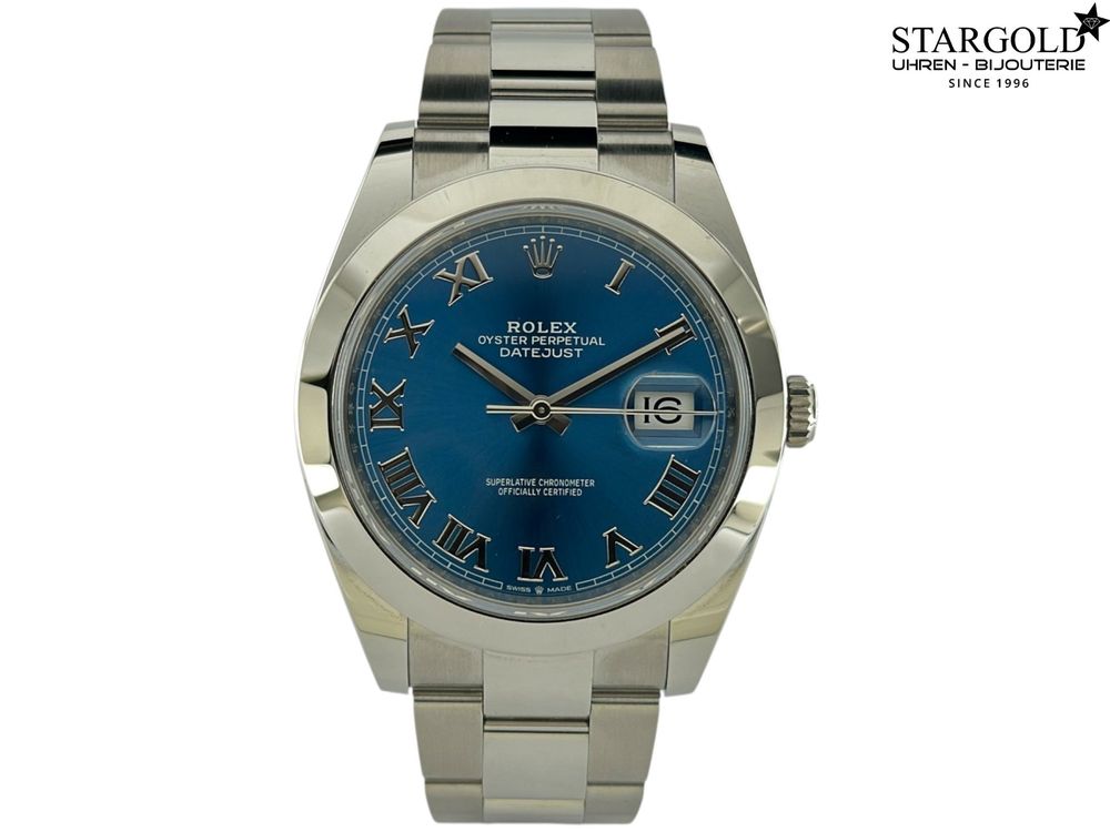 Rolex Datejust 41 Azurro Blau - 126300