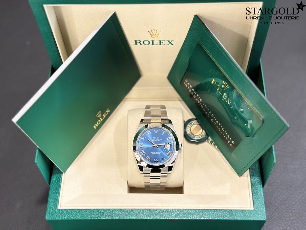 Rolex Datejust 41 Azurro Blau - 126300