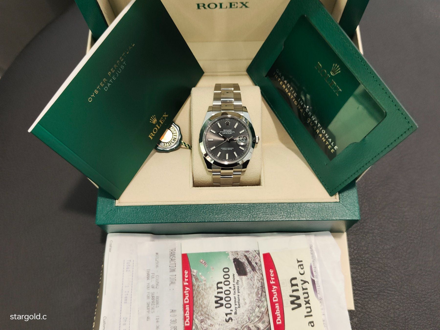 Rolex DateJust 41 Grau - 126300 - Fullset - Neu