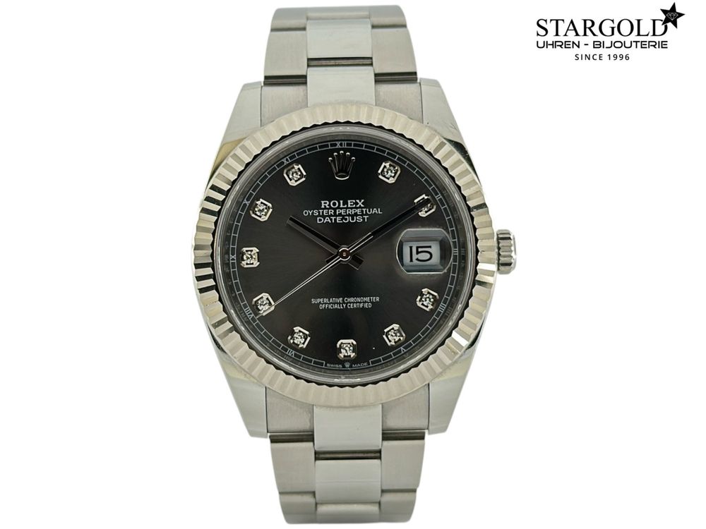 Rolex Datejust 41 mit Diamanten - 126334