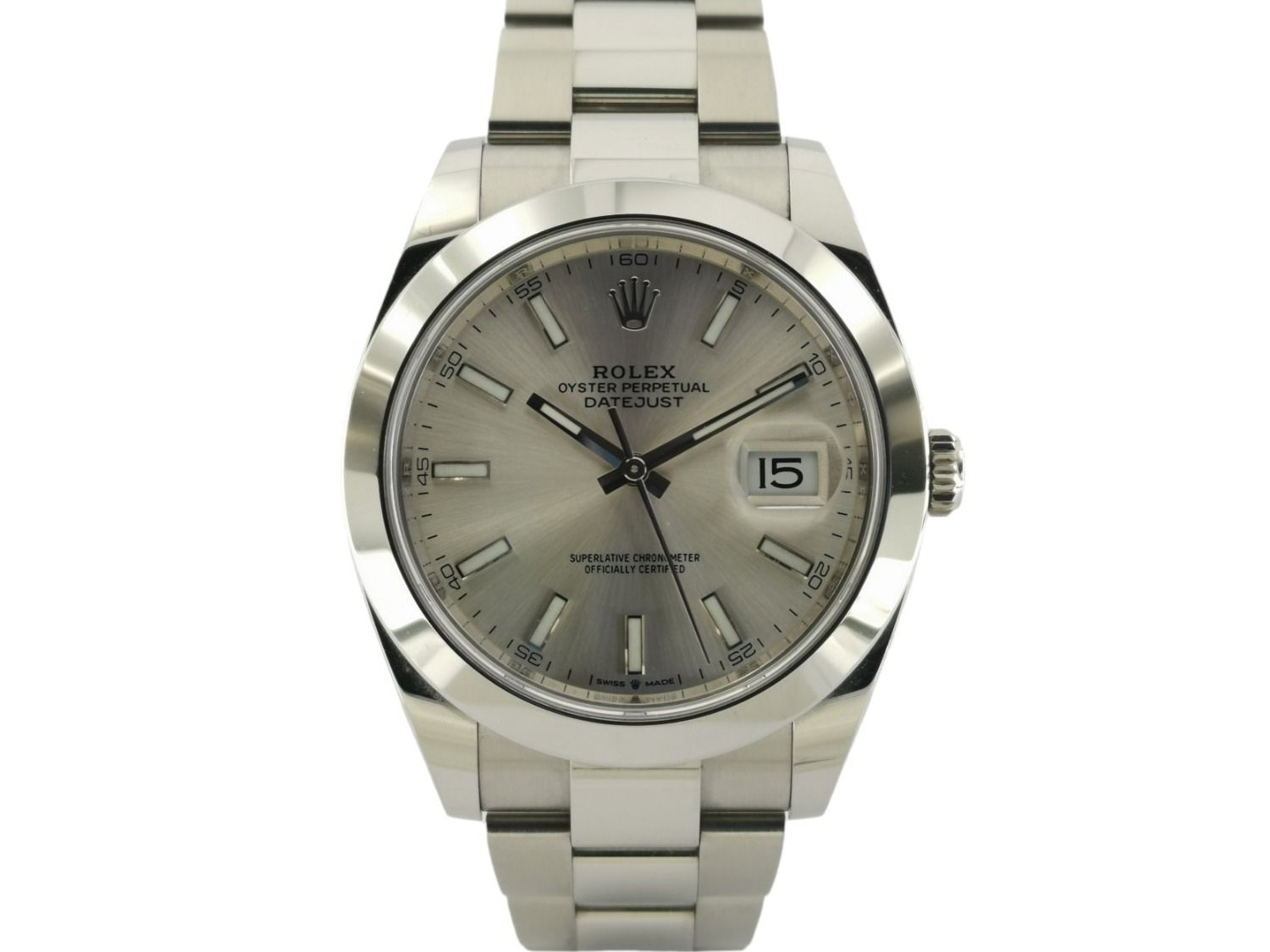 Rolex DateJust 41 Silber - 126300