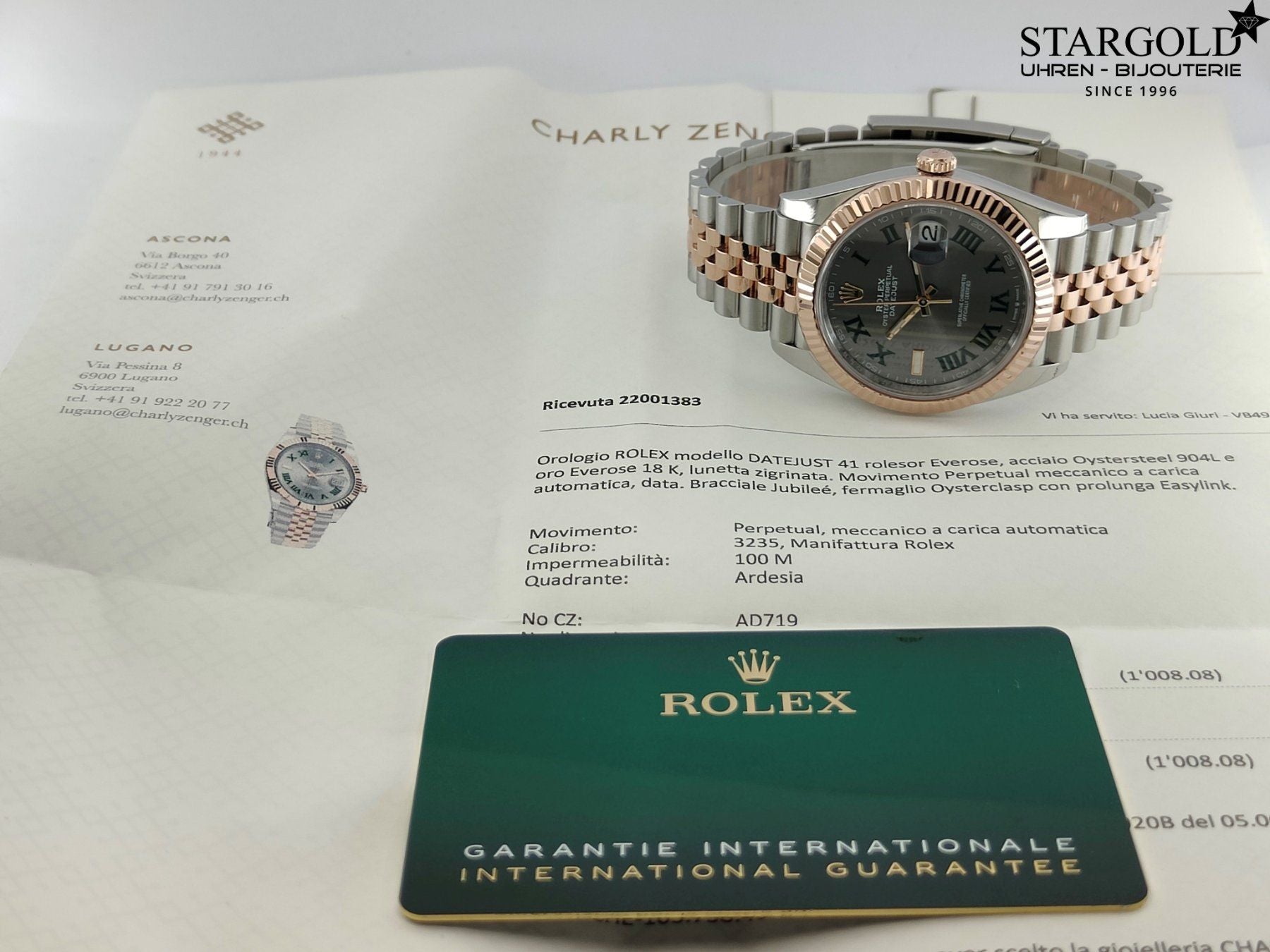 Rolex Datejust 41 Wimbledon - 126331