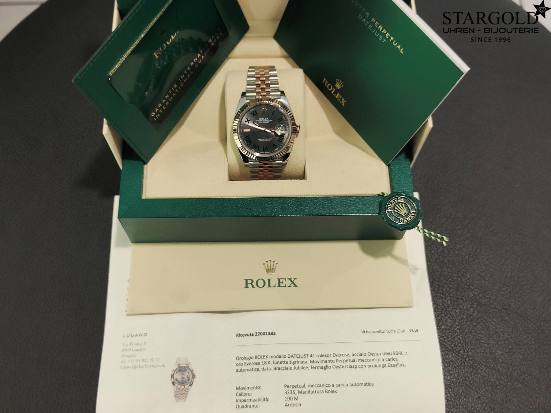 Rolex Datejust 41 Wimbledon - 126331