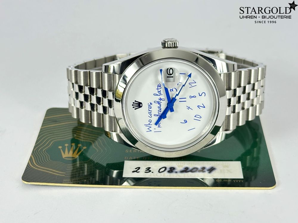 Rolex Datejust 41mm „who cares im already late!“ - 126300