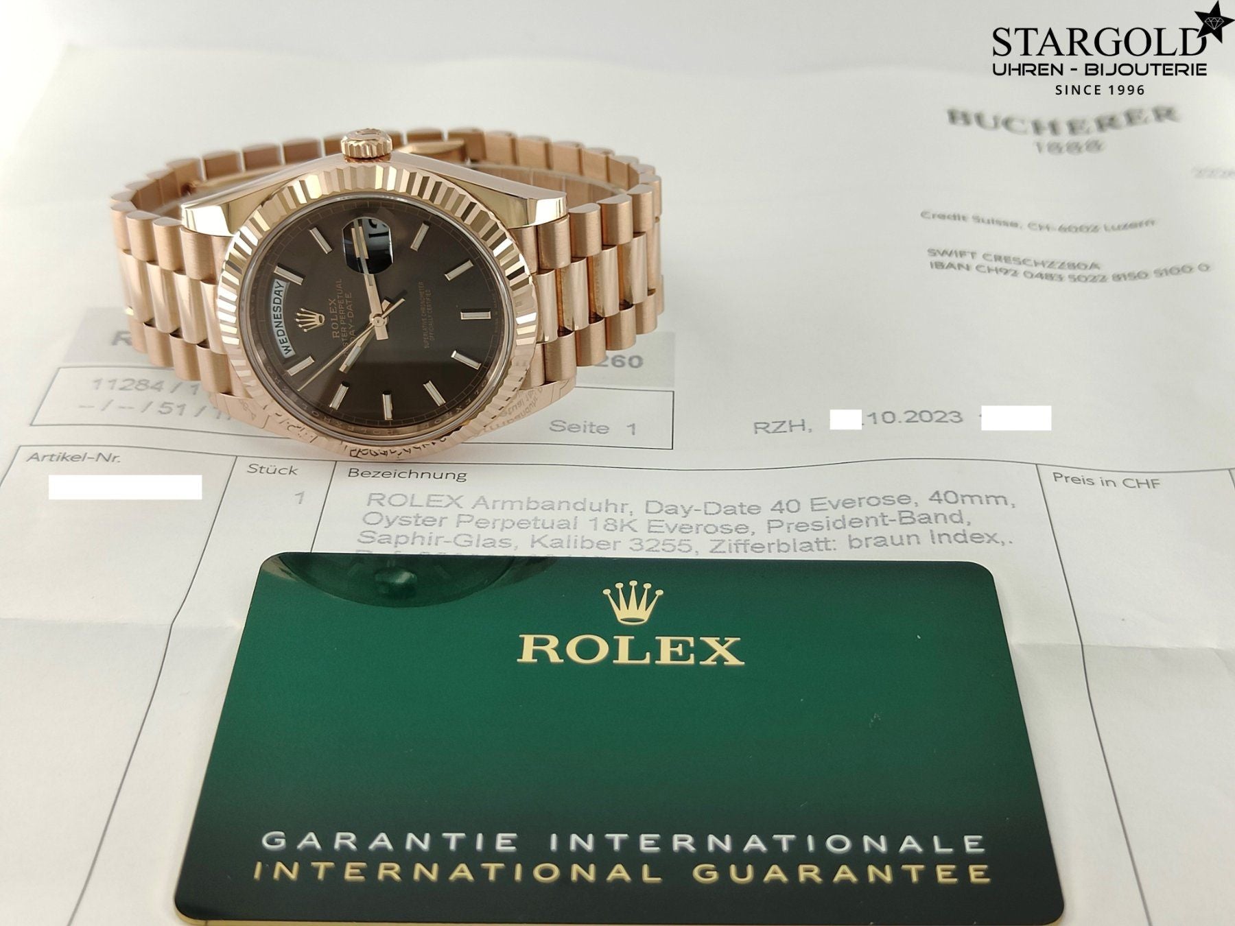 Rolex Day-Date 228235 - 2023 - Fullset