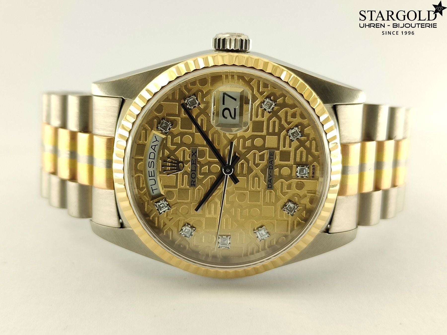 Rolex Day-Date 36 Tridor 18K Gold - 18239BIC