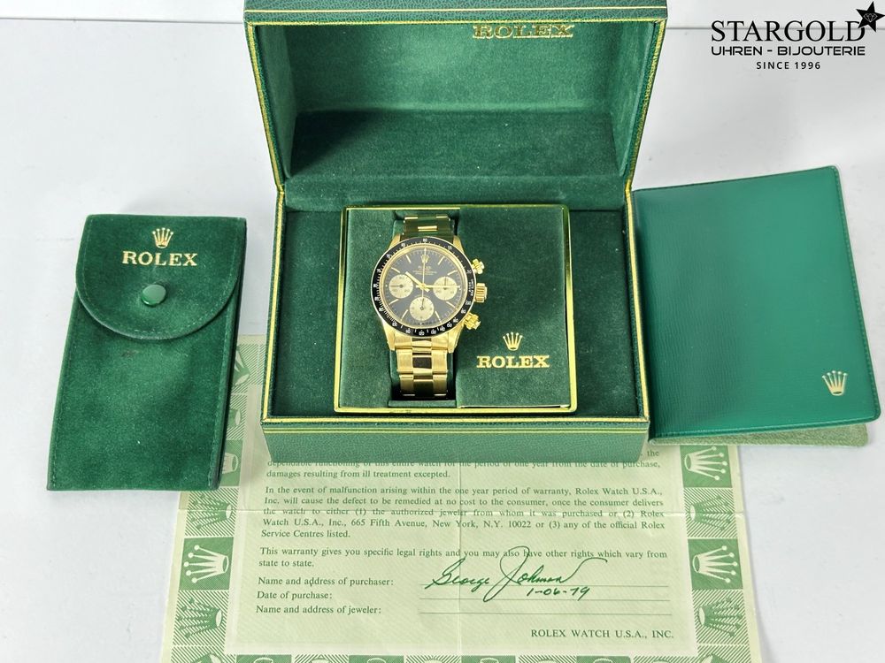 Rolex Daytona Cosmograph 6263 - 18K Gold - black dial