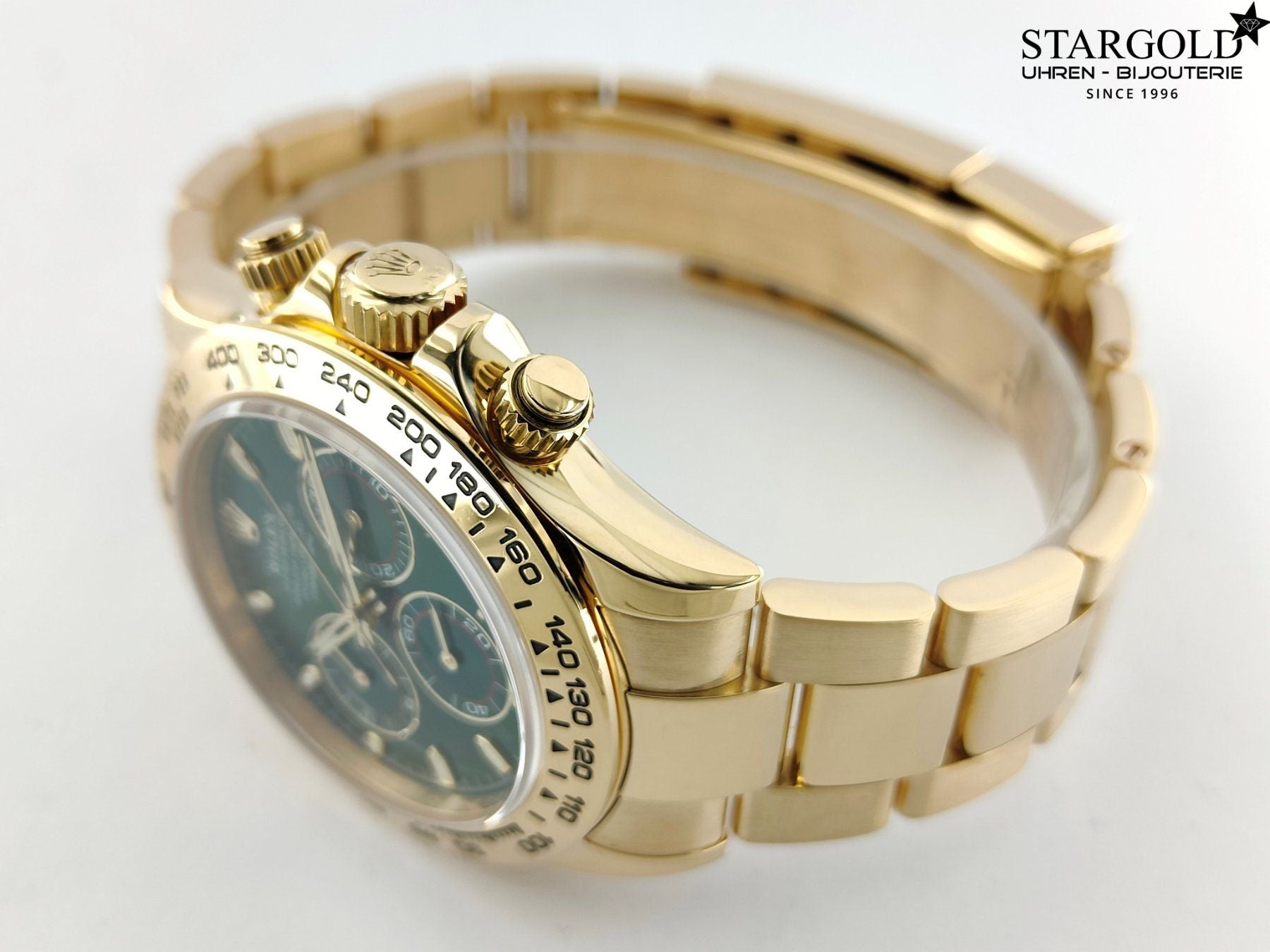 Rolex Daytona Gelbgold Grün Dial - 116508