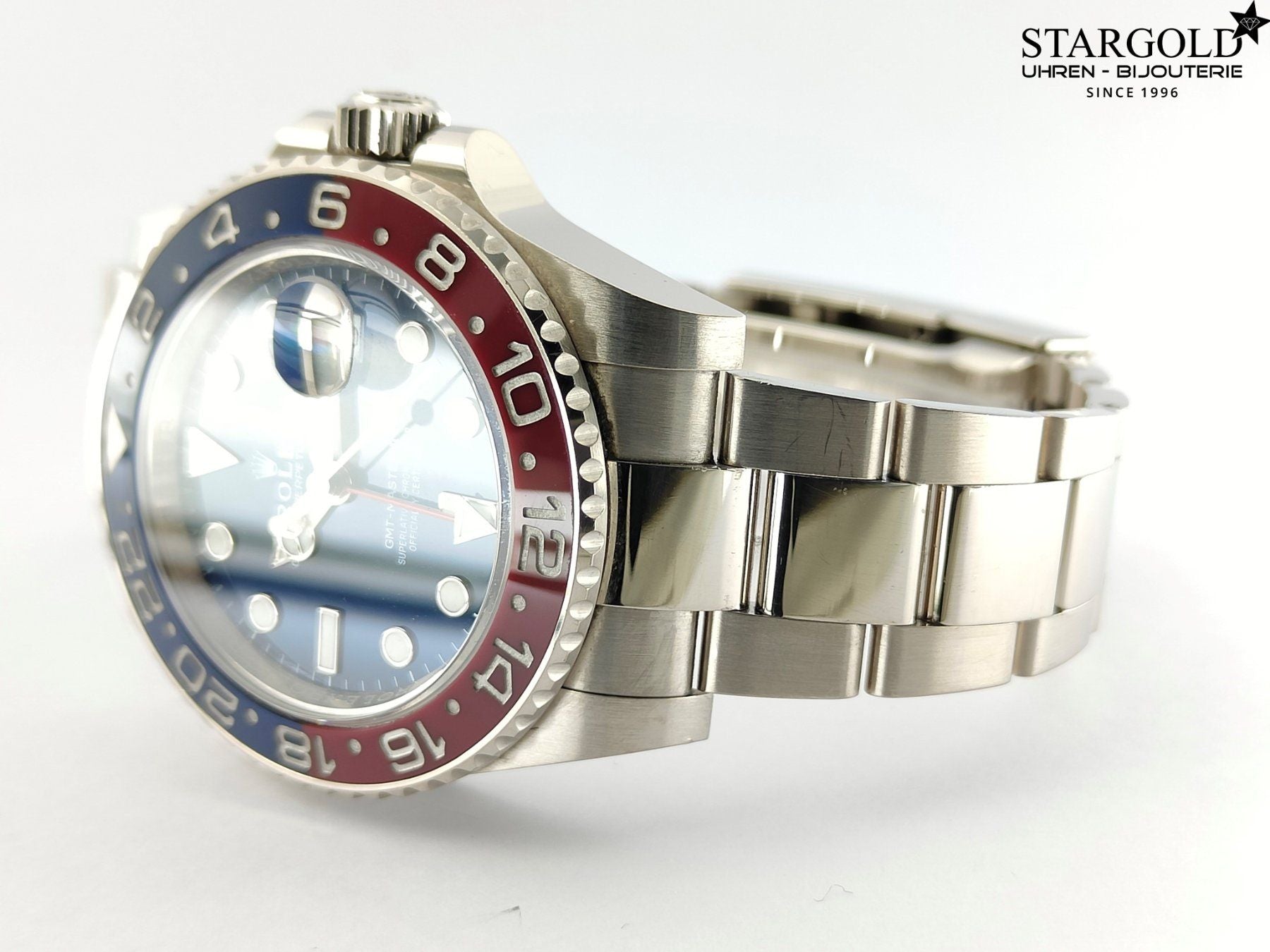 Rolex GMT-Master II 18K Weissgold - 126719BLRO