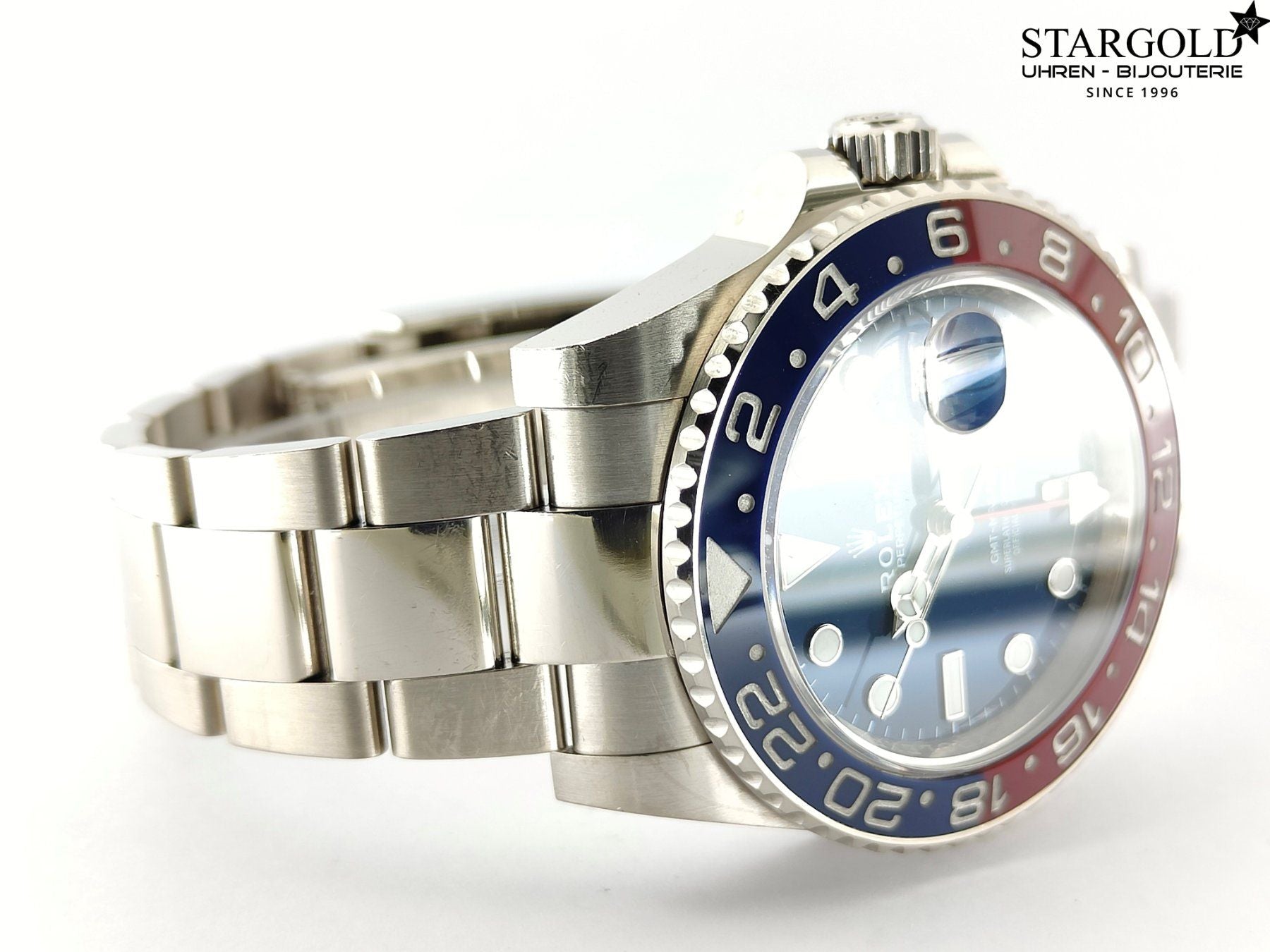 Rolex GMT-Master II 18K Weissgold - 126719BLRO