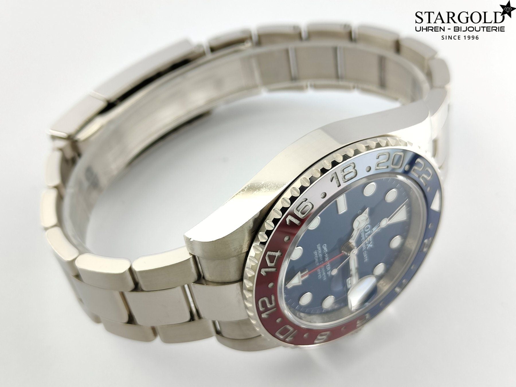 Rolex GMT-Master II 18K Weissgold - 126719BLRO