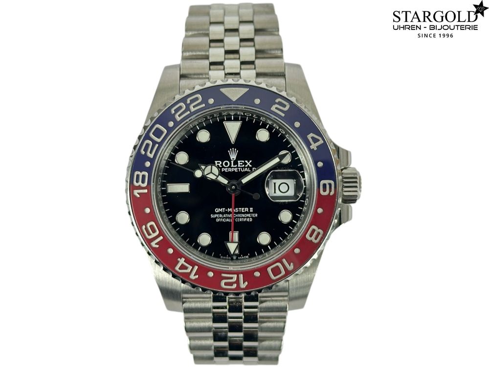 Rolex GMT-Master II "Pepsi" 126710BLRO auf Stargold.ch erhältlich.