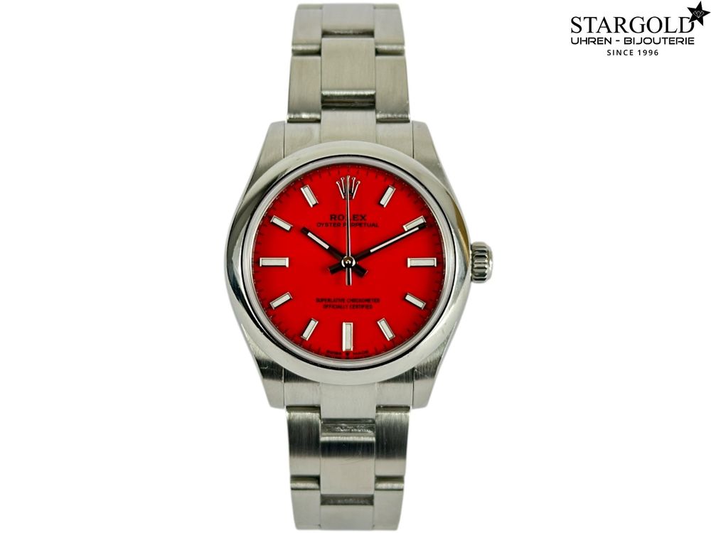 Rolex Oyster Perpetual 31 coral - 277200 auf Stargold.ch erhältlich.