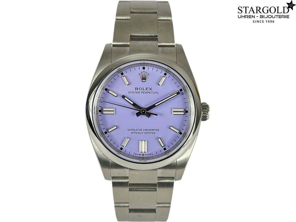 Rolex Oyster Perpetual 36 Lavender - 126000 auf Stargold.ch erhältlich.
