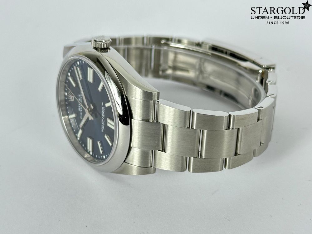Rolex Oyster Perpetual Blau 41 - 124300