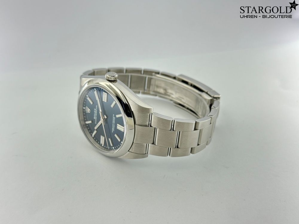 Rolex Oyster Perpetual Blau 41 - 124300