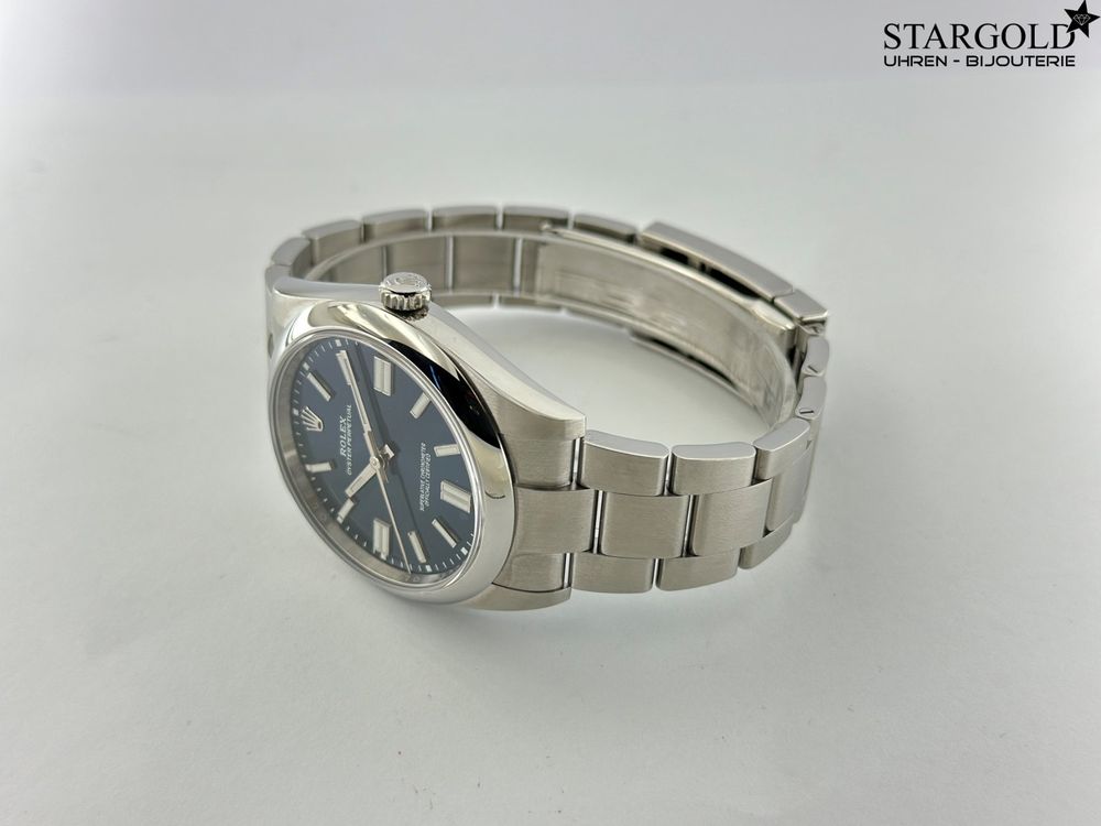 Rolex Oyster Perpetual Blau 41 - 124300